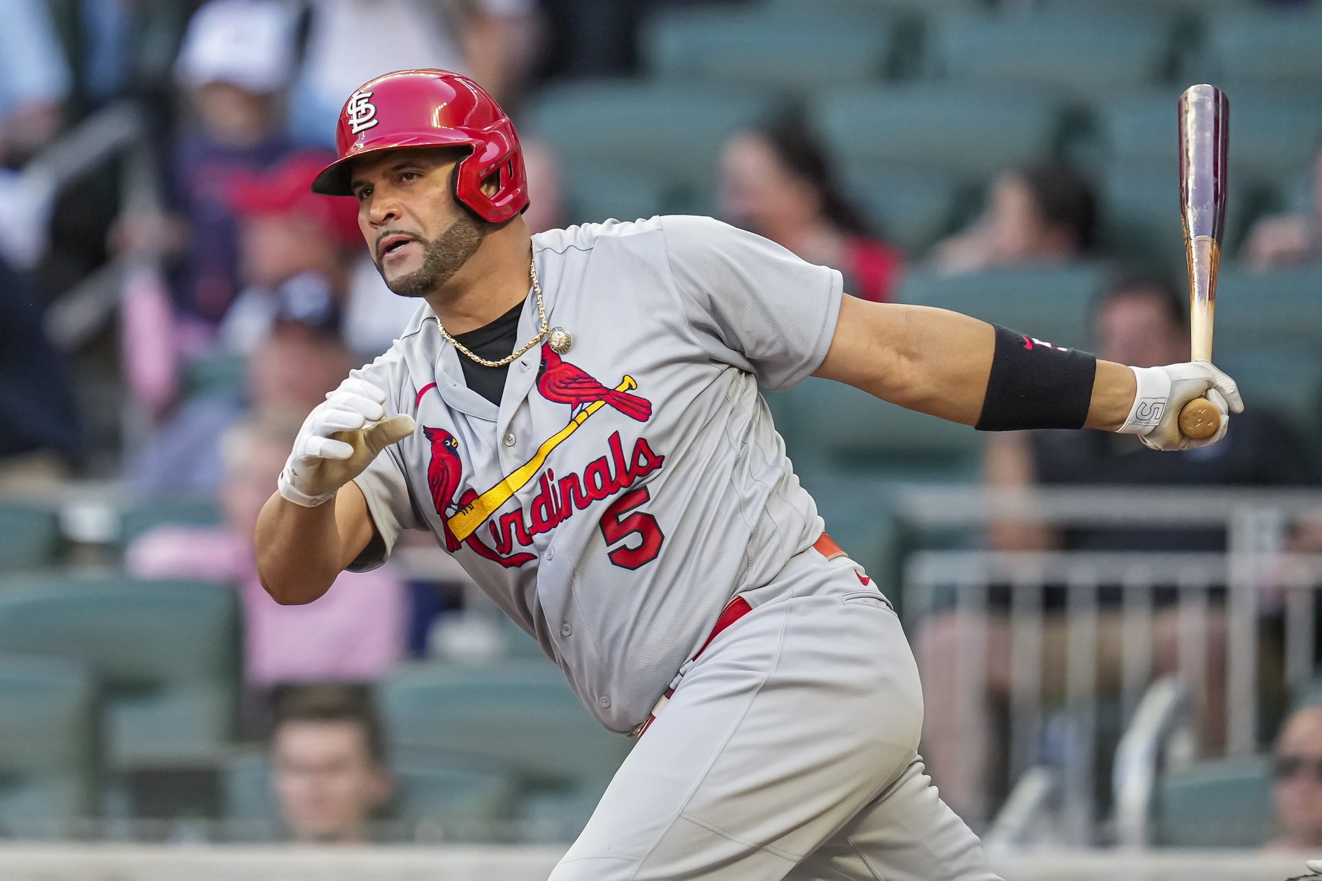 Albert Pujols has now played all but two positions in his legendary